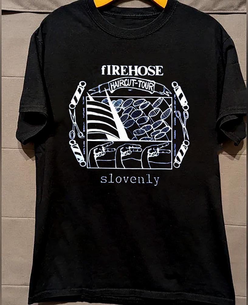 VTG fIREHOSE Band Slovenly T Shirt Black All Size S-5XL AS23 Unisex T-Shirt S