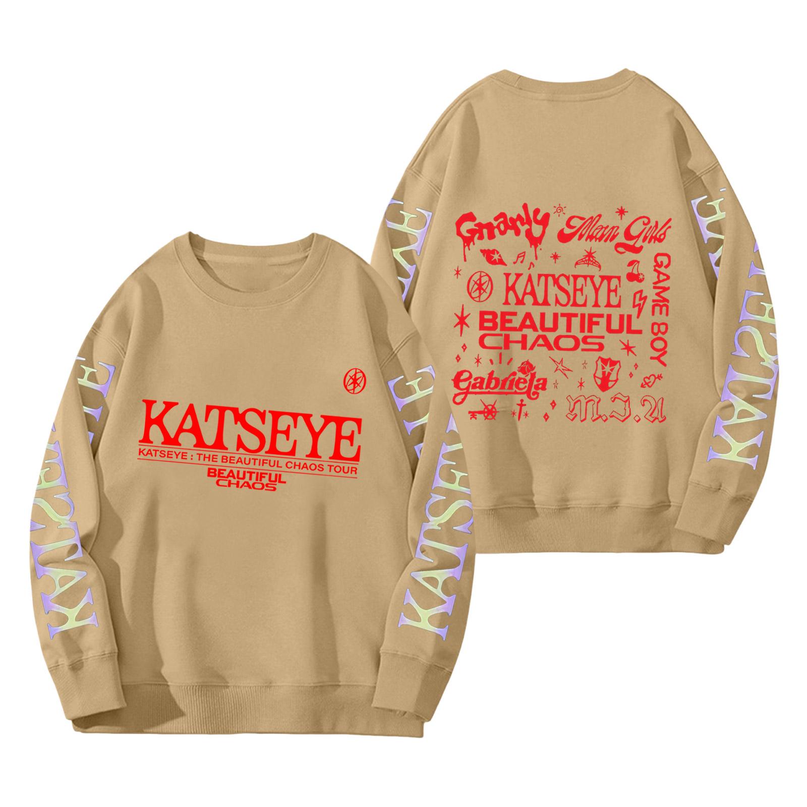 

Женский модный пуловер с длинным рукавом, принтом и круглым вырезом, свободного кроя XXXL