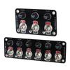 3/6 Gang Toggle Switch Panel On/off Rocker Toggle Switch With 10a Fuse Racing Cars Rv Camper Marine Boat Yacht 12v/24v Switches