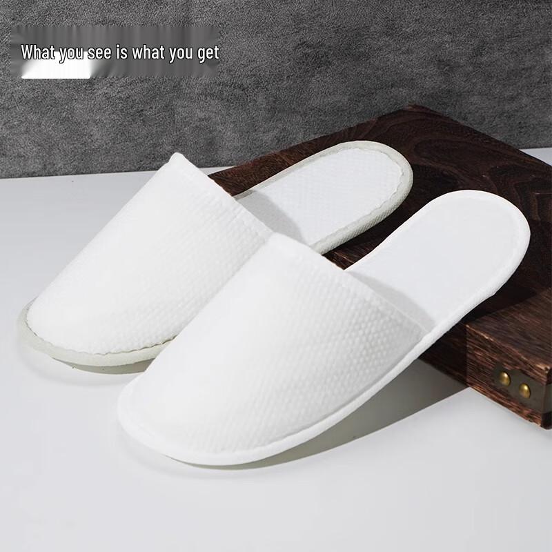 Hotel-Grade Thickened Disposable Slippers