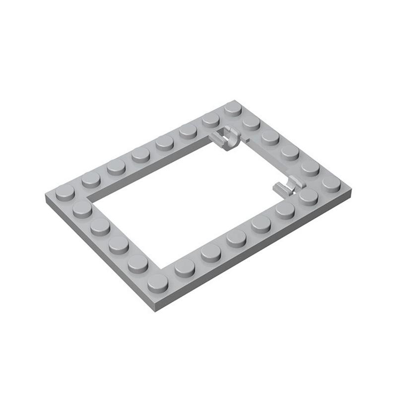 Non-Toxic 10Pcs 92107 Little Builder Plate 6X8 Trap Door Frame Flush 4X5 Trap Door Flat Hinge Building Block Part Moc Toy Compatible