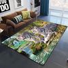 Domineering Tiger 3D Printed Carpets for Living Room Bedroom Decor Jungle Animals Carpet Home Bedside Floor Mat Play Area Rugs