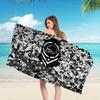 M-Metal M-Mulisha Microfiber Printed Beach Towel Mountain Climbing Yoga Beach Swimming Running Absorbent Soft Towel
