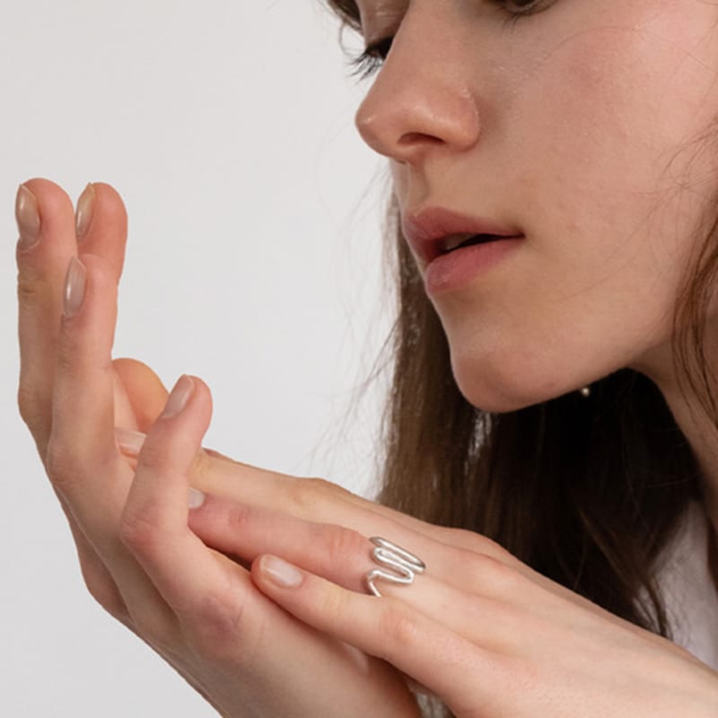 REINDEER FRAGMENTS RING 12 Open ring