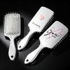 Electroplated Silver Massage Comb with Folding Mirror and Anti-Static Air Cushion – Student Girl Ins Style