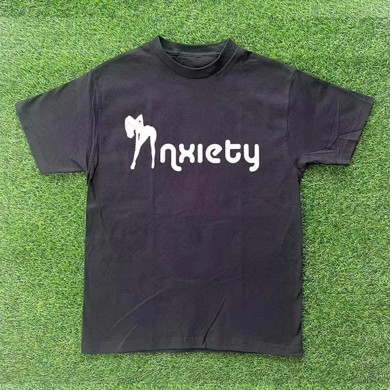 

Sexy Rock Goth Harajuku Letter Print Y2K Cotton T-shirt Loose Hiphop Casual Short Sleeve T-shirt Streetwear Punk Retro Tee 2000S 4XL