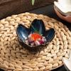 Retro Ceramic Dipping Dish Exquisite Mini Hot Pot Dipping Sauce Dish Decorative Cute Vinegar Dish