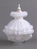 Girls' Summer Floral Princess Dress - Formal Wedding & Birthday Outfit