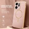 For Oppo Reno14 5G (Global) Case Carbon Fiber Textured Electroplated TPU Back Cover