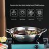 FATTBAO Thickened Stainless Steel Divided Hot Pot