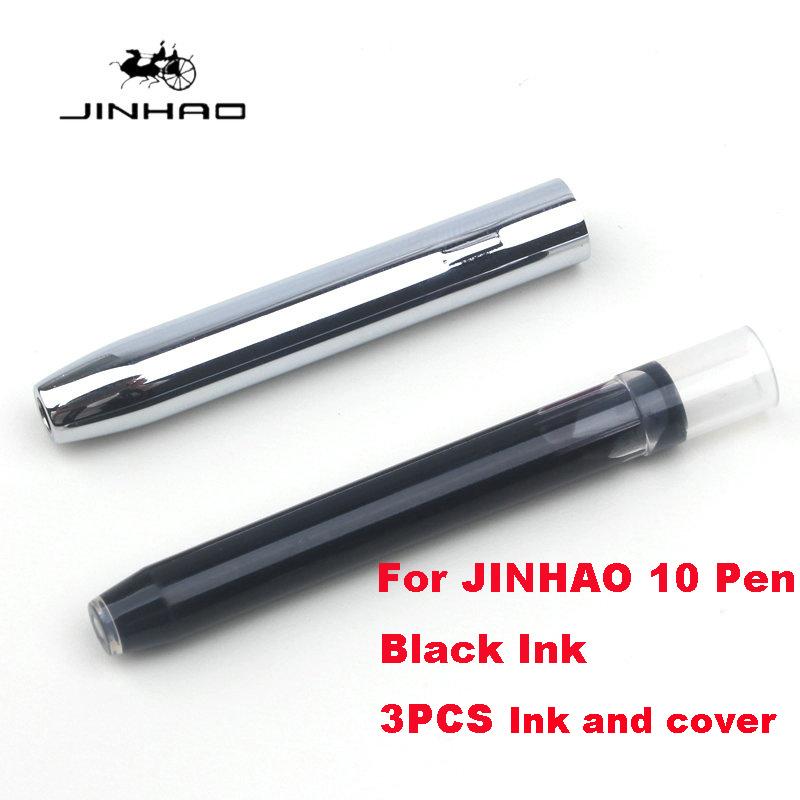 

JINHAO 10 Нажимная Ручка высшего качества Выдвижное перо EF/F Металлический клип Конвертер для письма чернилами Школьные принадлежности Канцелярские товары A1 F Nib (0.5MM)