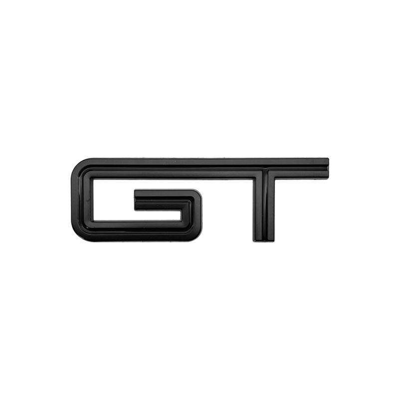 1Pc GT Logo 3D Chrome Metal Car Rear Trunk Logo Decal Badge Sticker For Mustang Shelby GT GT500 GT350 Car Styling Accessories