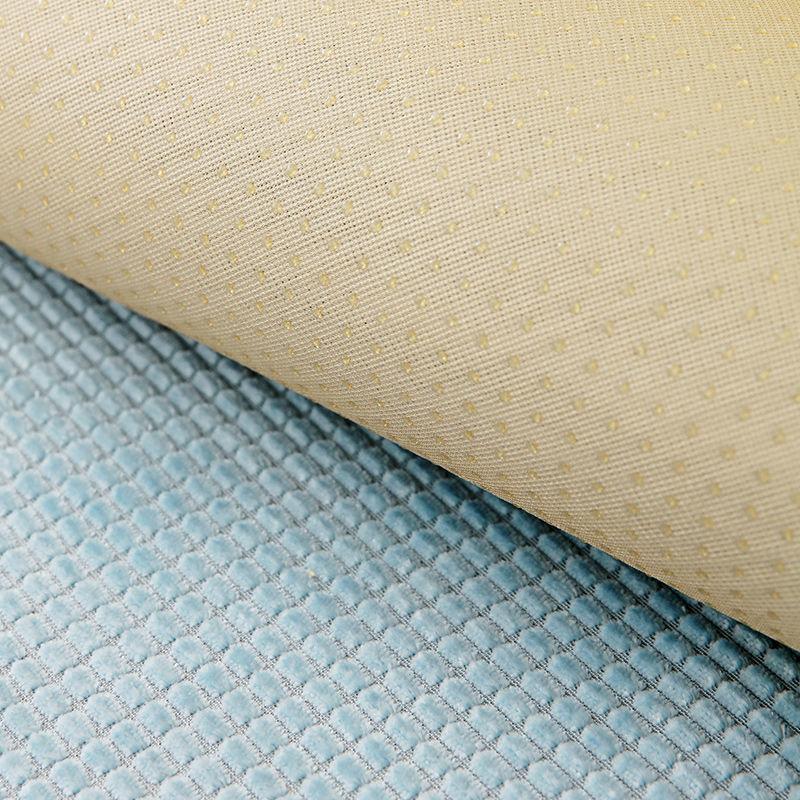 Copridivano in Pile Polare Antiscivolo a Quadri Cuscino per Divano di Alta Gamma Soggiorno Mobili Universali Antipolvere Copertura Totale