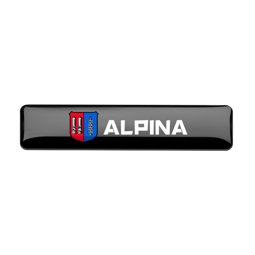 10pcs Car Body Interior Exterior Decoration Decal 3D Epoxy M3 M4 M5 Power Alpina Logo Stickers Accessories For BMW M Performance