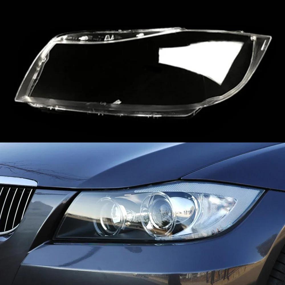 TXDQ1 Car Headlight Cover Transparent Lampshade Lamp Glass Lens Shell For BMW 3 Series E90 E91 318 320 325 328 335 2005~2012 Xenon
