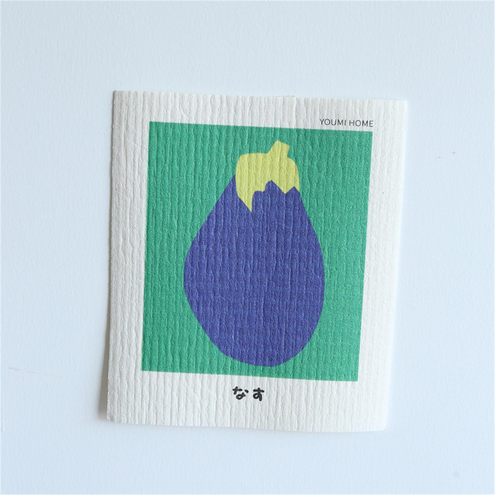 

Reusable Paper Towels Dish Cloths For Washing Dishes Wood Pulp Cotton Dishcloth Dish Rags For Kitchen One Size