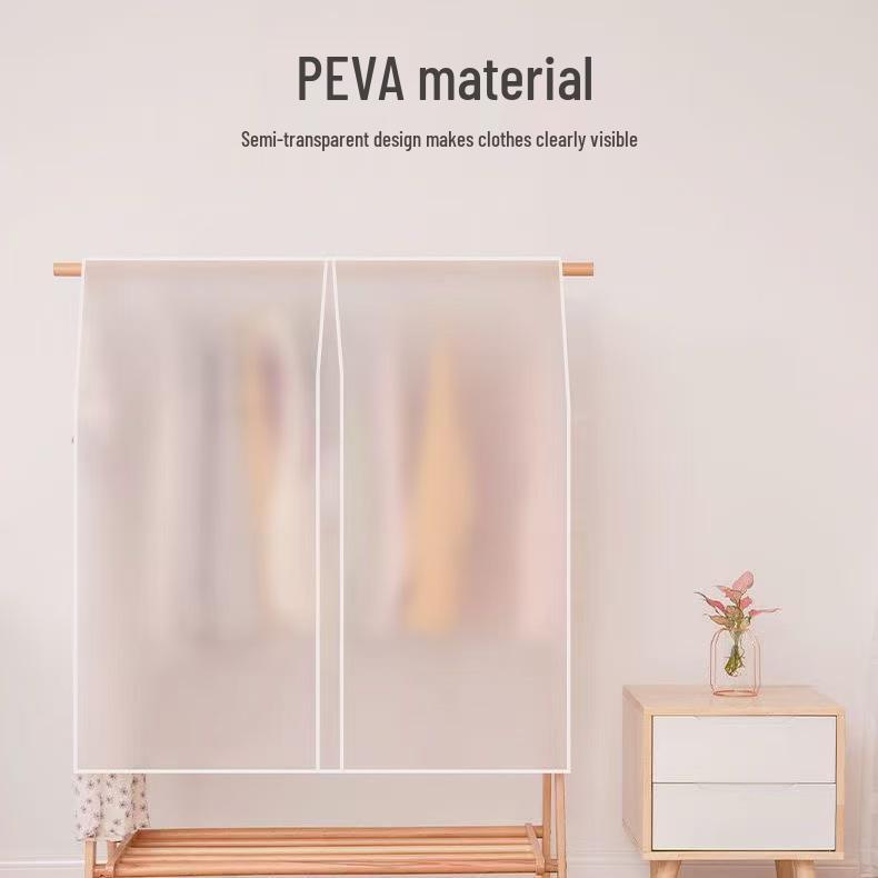 Transparent Dustproof Wardrobe and Floor Hanger Cover
