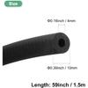 Fuel Line Hose, 4mm ID 10mm OD 4.9ft Length, NBR Rubber High Pressure Heat Resistant Gas Line Hose Oil Hose for Automotive Fuel Systems/Steam
