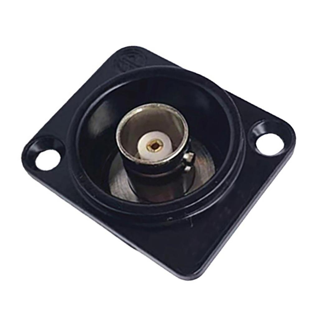 BNC D Panel Mount Connector BNCQ9 Solder Type SDI Video Coaxial BNC Female To Female Connector Socket for Monitoring
