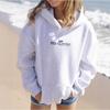 2025 Women's Drop Shoulder Hawaii Hibiscus Hoodie – Trendy European Size
