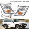 2X Front Indicator Light Corner Lamp Clear for Nissan Patrol Y61 2001-2004 Headlights Parts Corner Light Headlamp Accessories