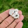Gift For Women Promise Bird Adjustable Ring 925 Silver Natural Larimar Gemstone