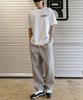 CREAM SODA LAB Carpenter Bermuda Sweat Wide Grey Pants