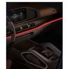 1/2/3/4/5M Auto-Innenraum RGB LED Lichtleiste Umgebungsneon Unsichtbares Licht USB Glasfaser Atmosphärenlampe unterstützt APP-Steuerung