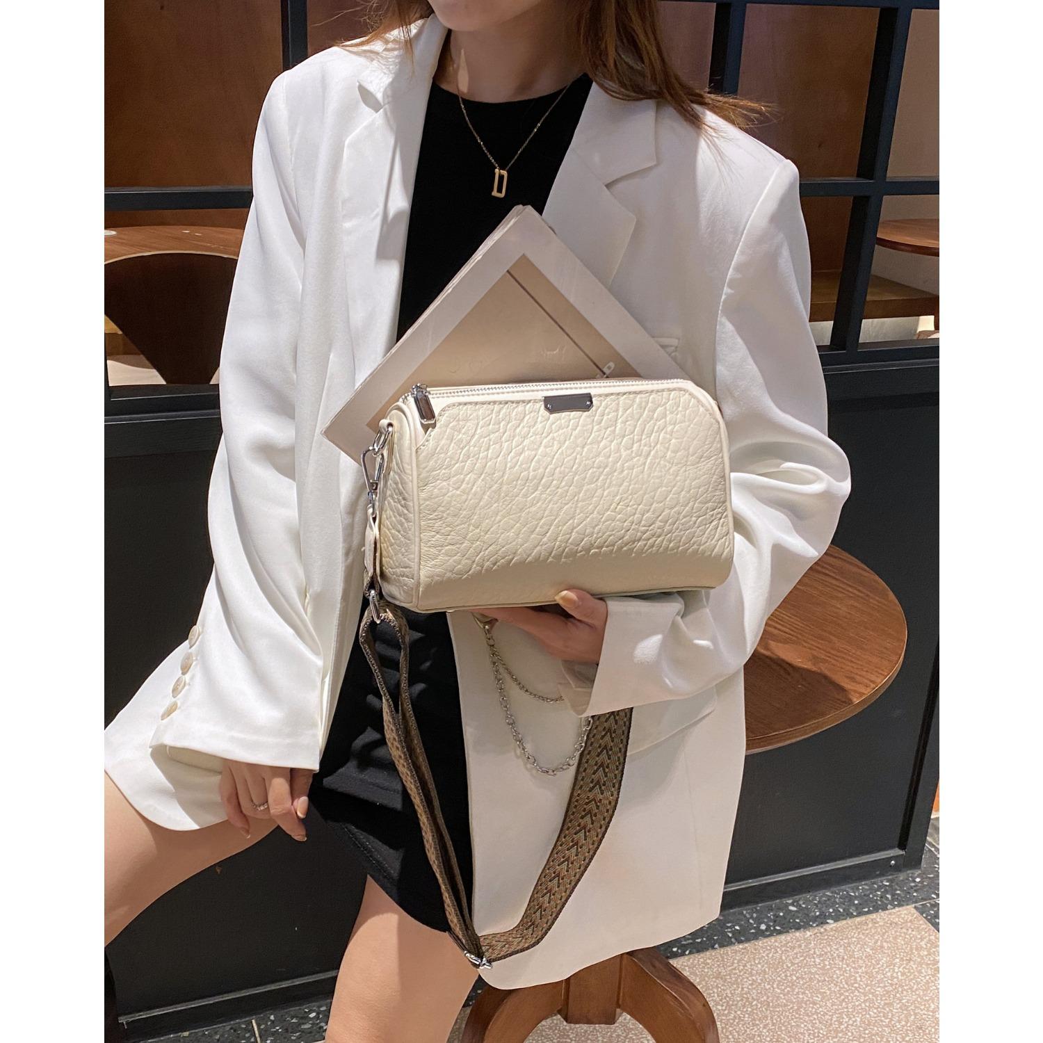 

Сумка из коровьей кожи, универсальная женская сумка через плечо, сумка-мессенджер, простая модная женская сумка, сумка-подушка на молнии