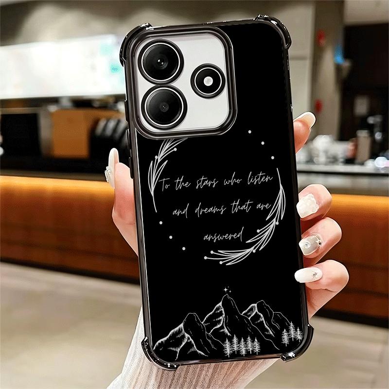A Court of Mist Fury VELARIS City Plating Phone Case For Xiaomi Redmi Note 14 15 Pro Plus 13 12 11 11S 11T 10 9S 9 5G Anti-Fall