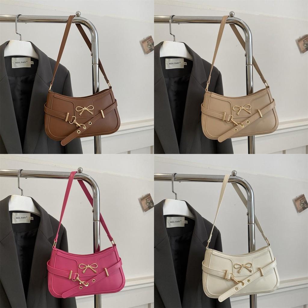 Pu Leather Womens Vintage French Style Small Crossbody Bag For Daily Use