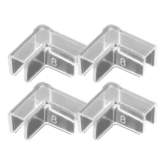 4Pcs Tank Corner Protectors Soft Easy To Use Thick Tight Fit Triangle Keep Safety PVC Transparent Design Fish Tank Protective Covers