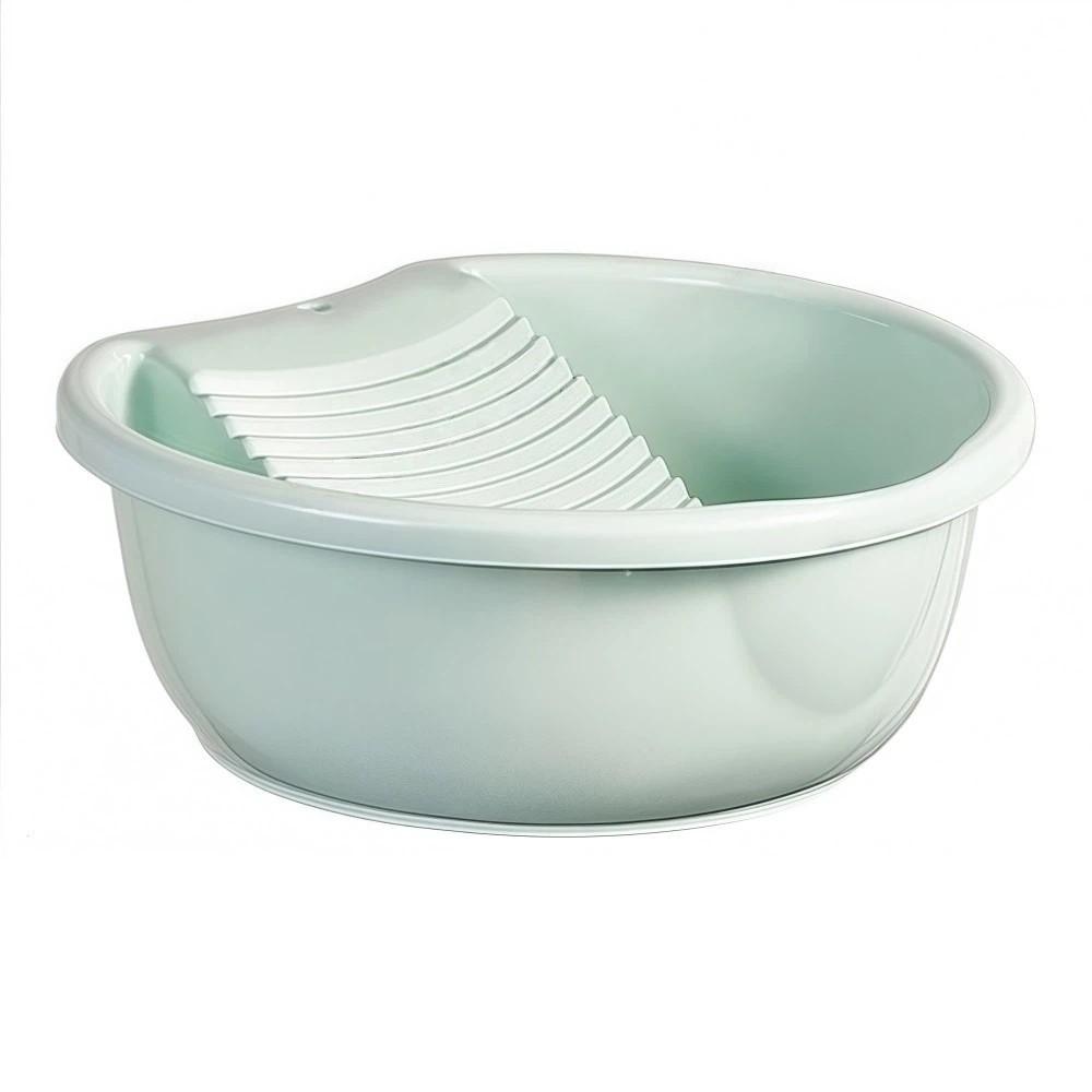 Thickened Washboard Basin Plastic Laundry Tub Underwear Cleaning Basin  For Hand Washing Clothes