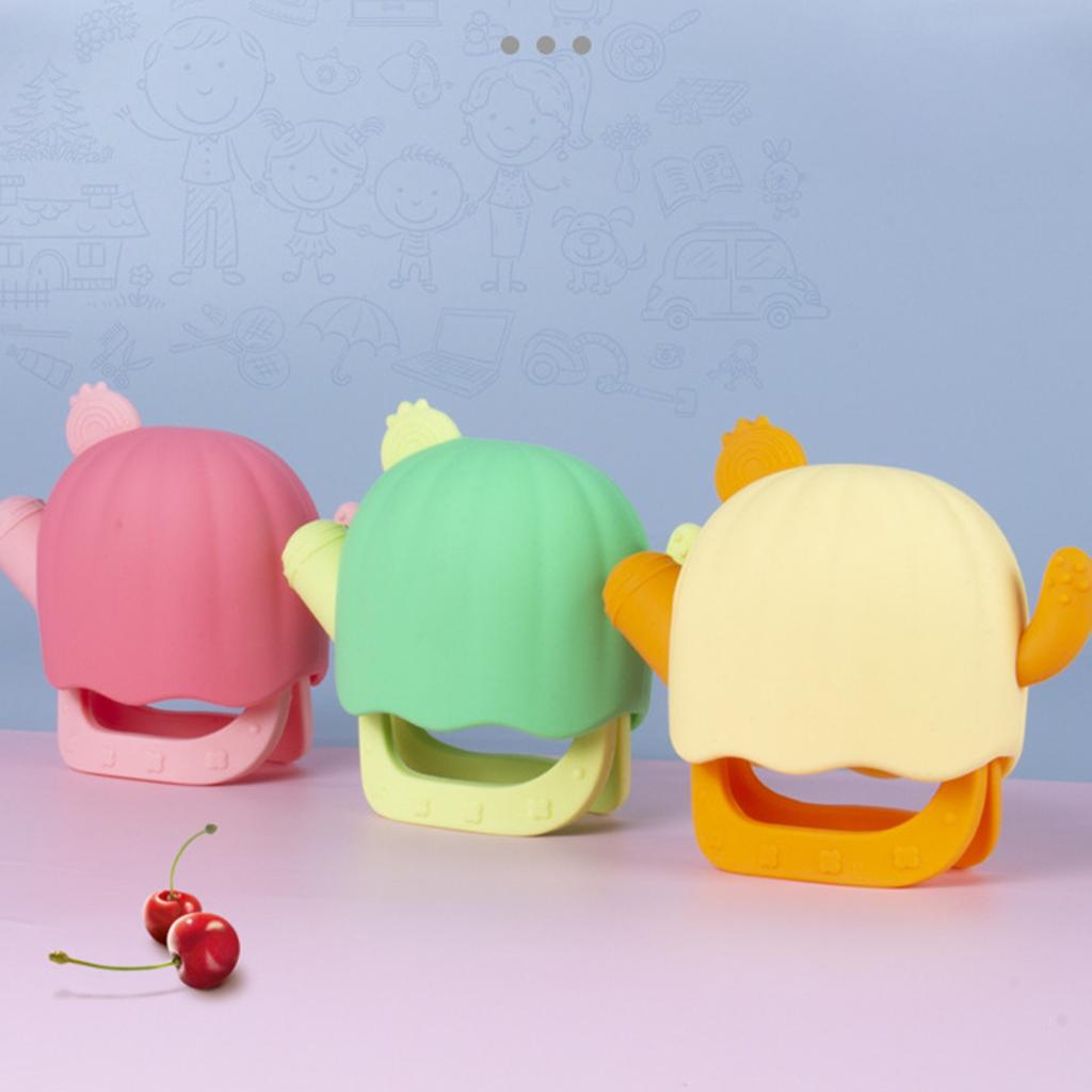 Cactus Hand And Tooth Gel, A Tool For Preventing Babies From Sucking Their Hands, A Teething Stick, And A Silicone Toy For Infants And Toddlers To