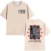 2026 Rapper La Vie Continue Maes Tour Men's Cotton T-shirt Punk Retro Style Short Sleeve T-shirt Hip-hop Costume Tees Unisex