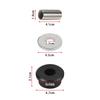Black Polyurethane Front Differential Side Mount Bushings For Hummer For H3 2006-2010 Performance Improvement