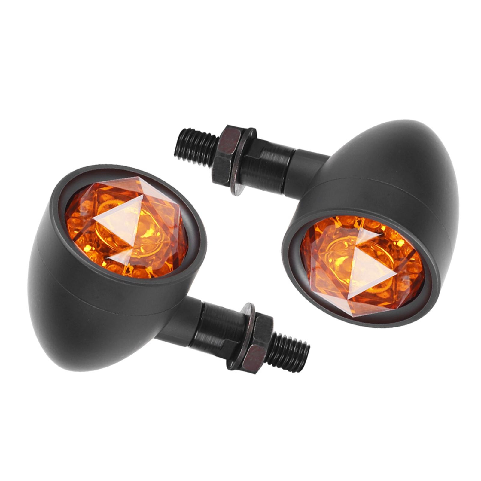 

Пара светодиодных указателей поворота для мотоцикла Vintage Bullet, подходят для Honda