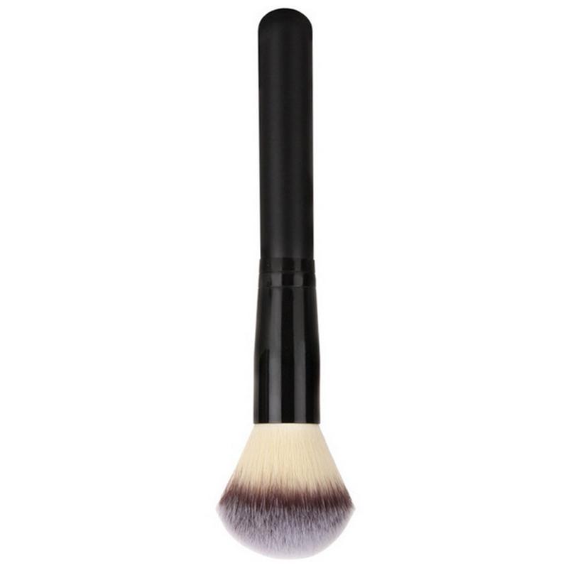 Powder brush soft fiber wooden handle veneer facial makeup knife facial makeup tool