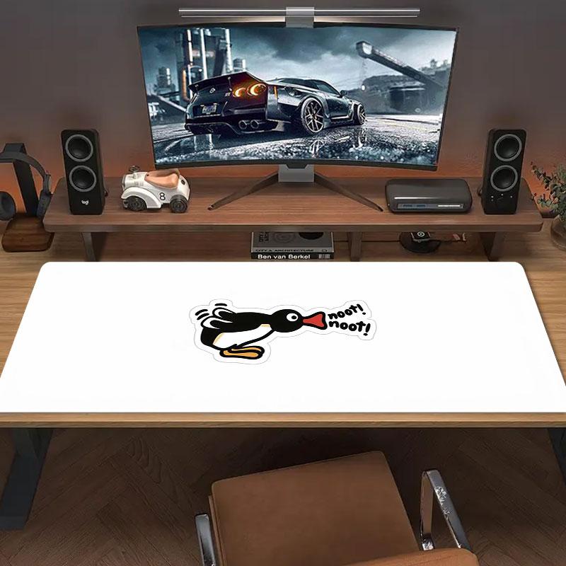 Black Duck Sticker Large Size Mouse Pad Large Gaming Table Cushion Nonslip Laptop Tablet Big Mousepad Xxl Mat Mini Pc Playmat With Lock Edge