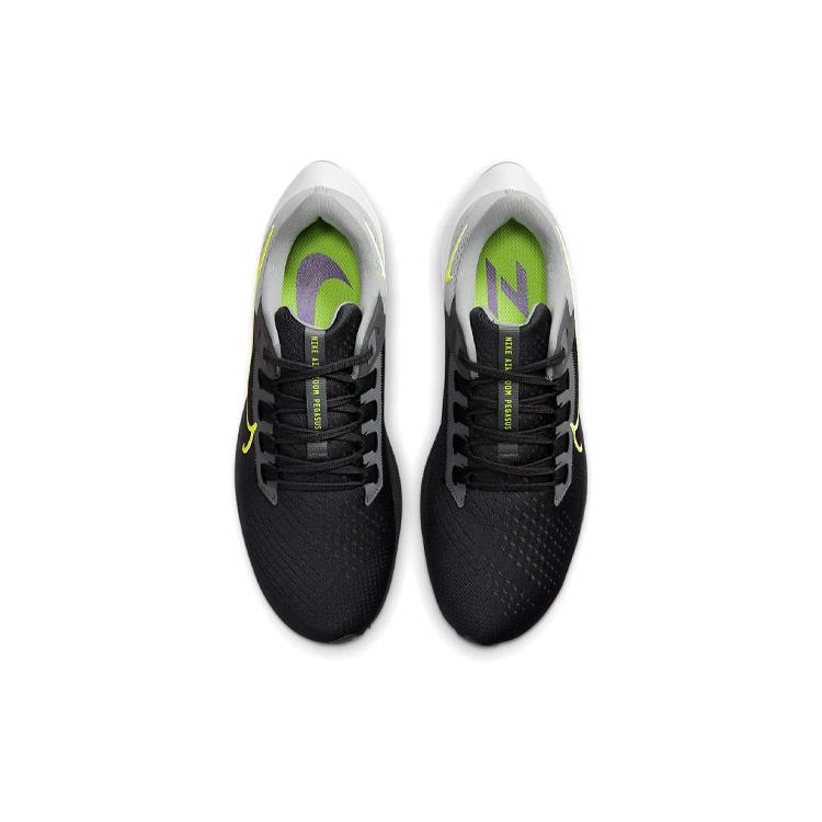 New Nike Air Zoom Pegasus 38 Black Smoke Grey Volt CW7356-005