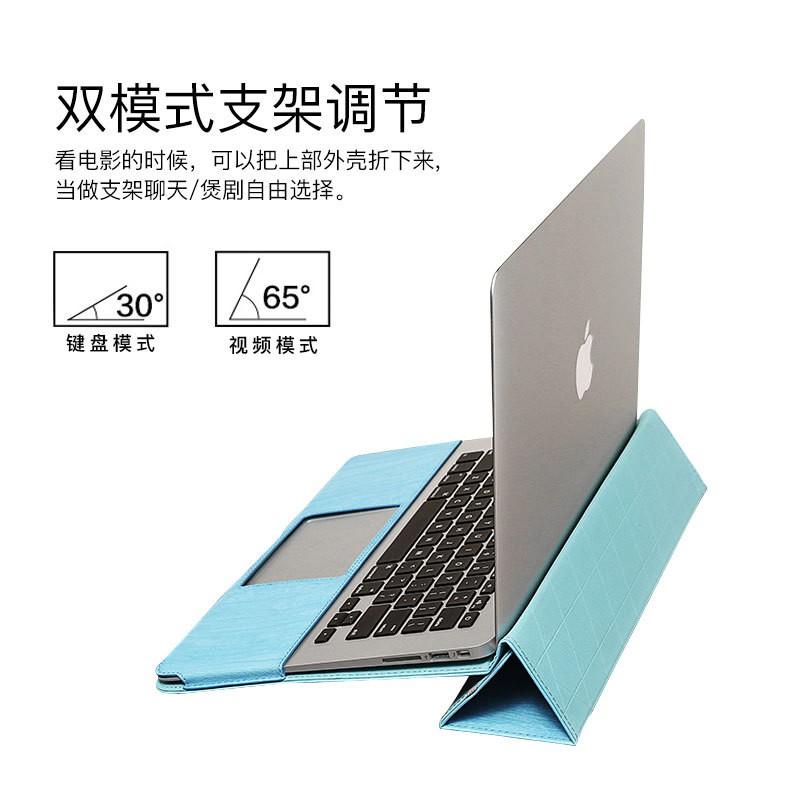 Slim TPU Laptop Sleeve Case MacBook Air 13 Inch Pro Shockproof Wood Grain Design