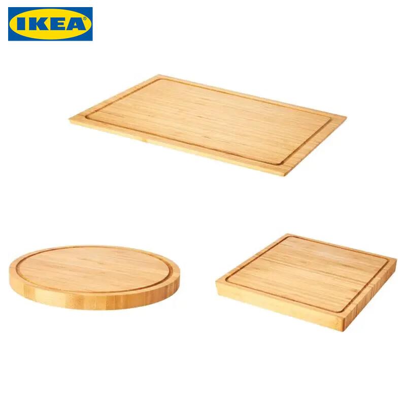 Набор разделочных досок из бамбука IKEA OLEBY, 3 шт.