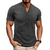Camiseta Casual de Manga Corta para Hombre con Cuello Redondo Estilo Europeo y Americano Top Básico de Verano para Exteriores