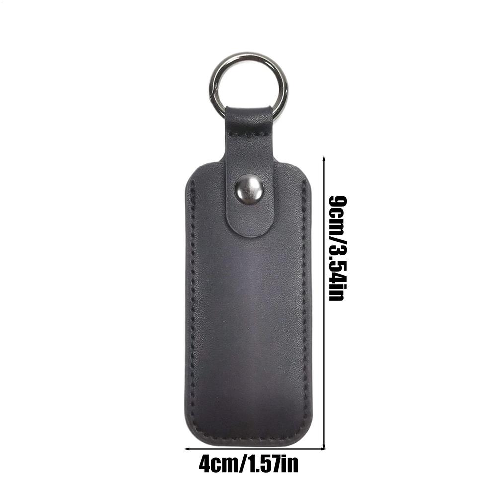 PU Leather Bag Cases for USB Flash Drive Keyring Storage Bags for U Disk Hasp Protective Cover Bag Keychain Holder