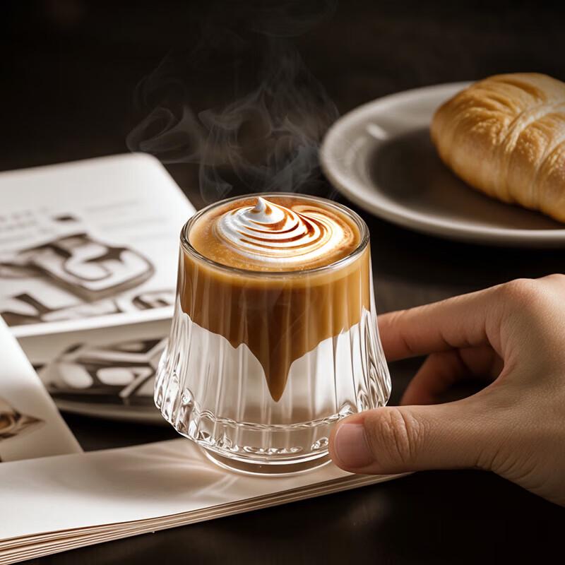 CLITON Glass Iced Coffee & Latte Cups