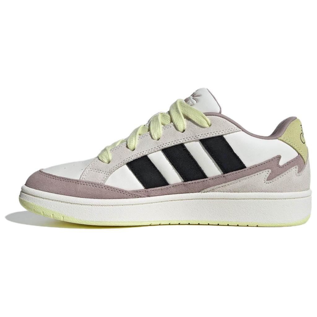 New Adidas CARD Anti Slip Wear Resistant Low Top Skateboard Shoes Unisex White Black Purple JR0074