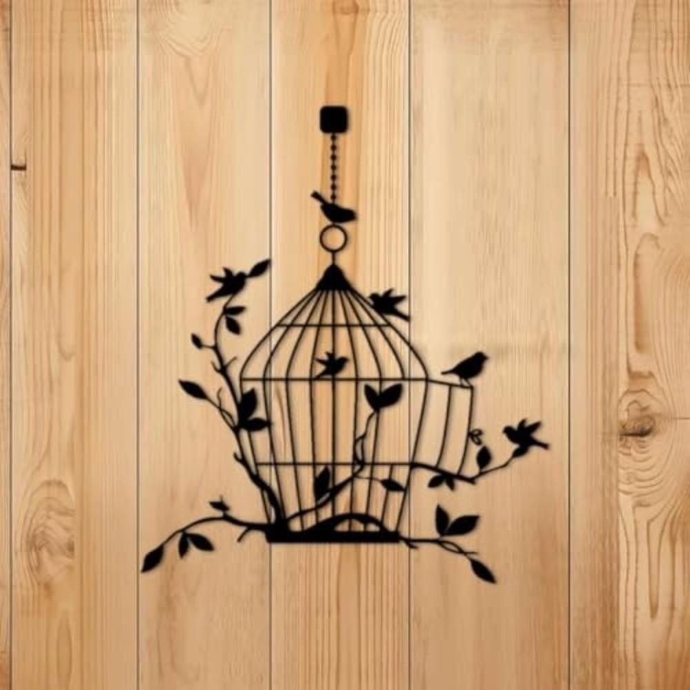 Weather Resistant Wall Decor Rust Proof Coating Wall Hanging Ornament Metal Wall Art  Bedroom