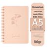 A5 Spiral-Bound Leather Notebook, Comfortable Grip, Thick Pages, Simple Office Stationery