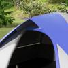 Two Man Single Room Dome Tent, with Accessories - Dark Blue/Grey