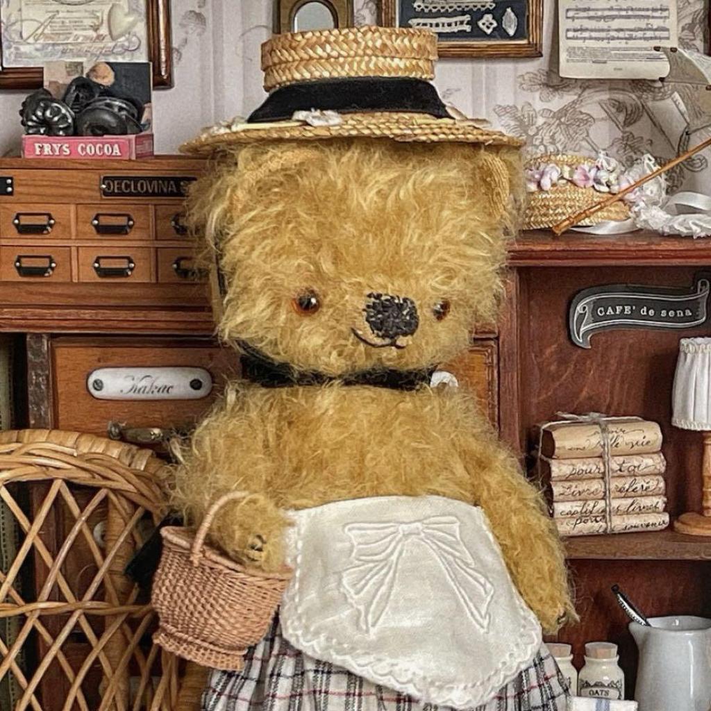 [USED] Vintage Bear Teddy Bear Stuffed Animal Handmade Bear